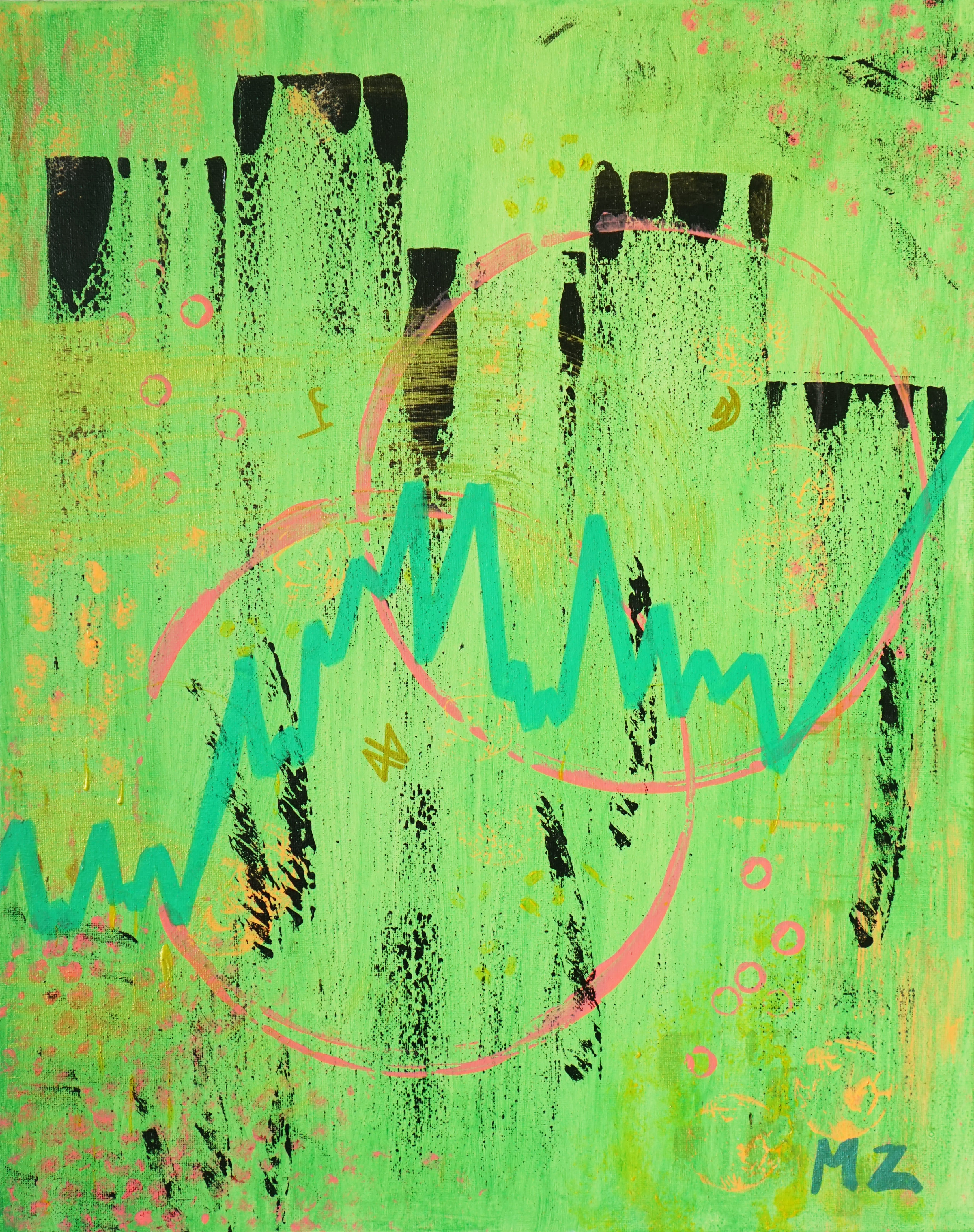 Green painting