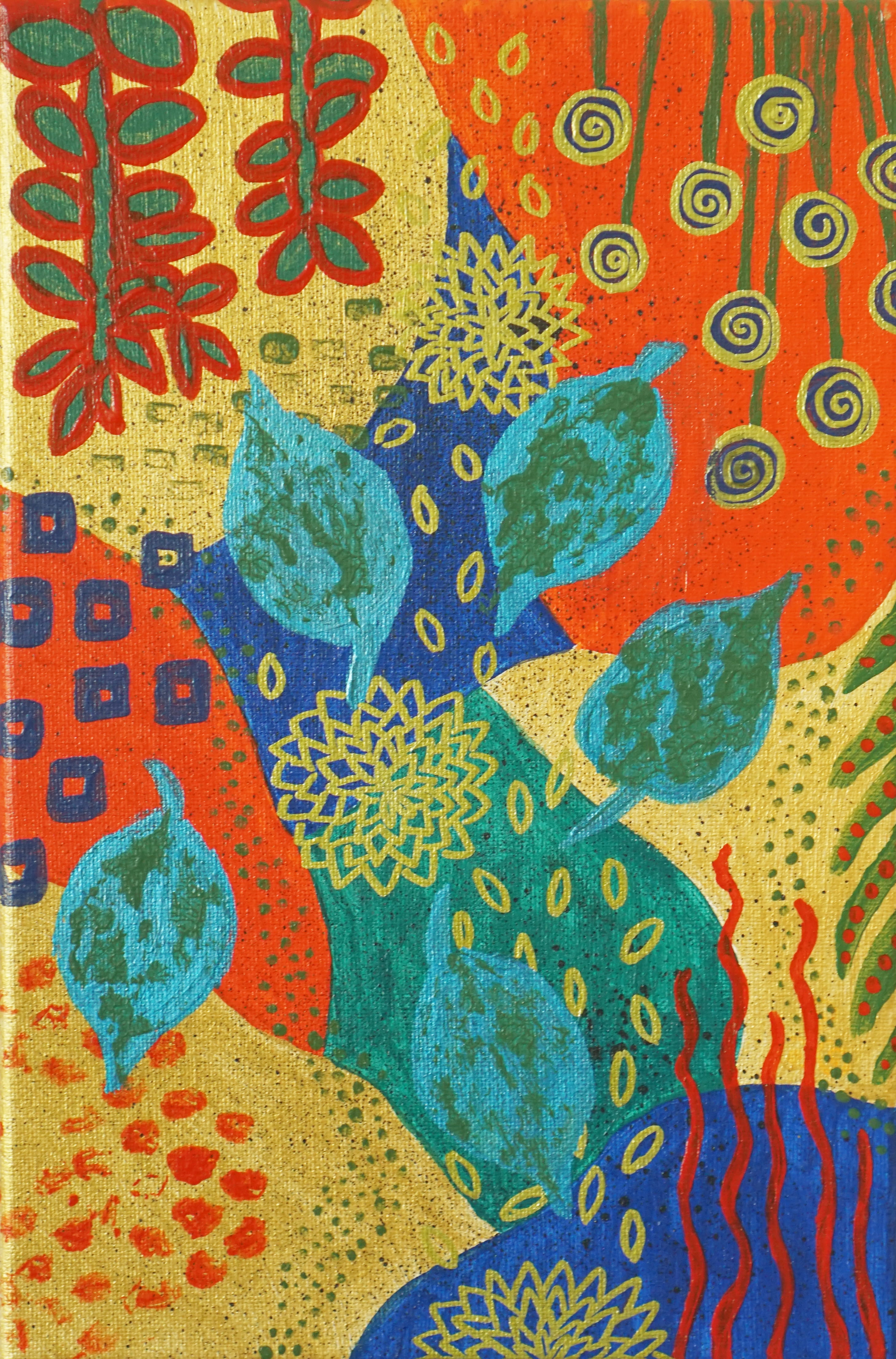 Leaves painting